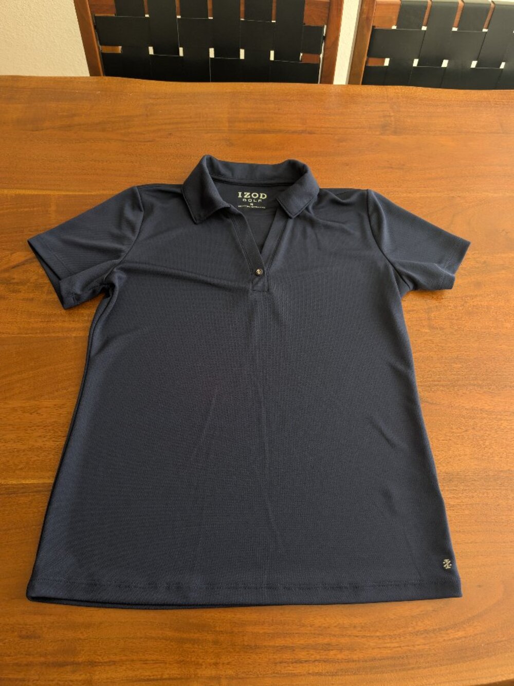 IZOD Golf Women’s Medium Navy Blue Performance Polo Shirt